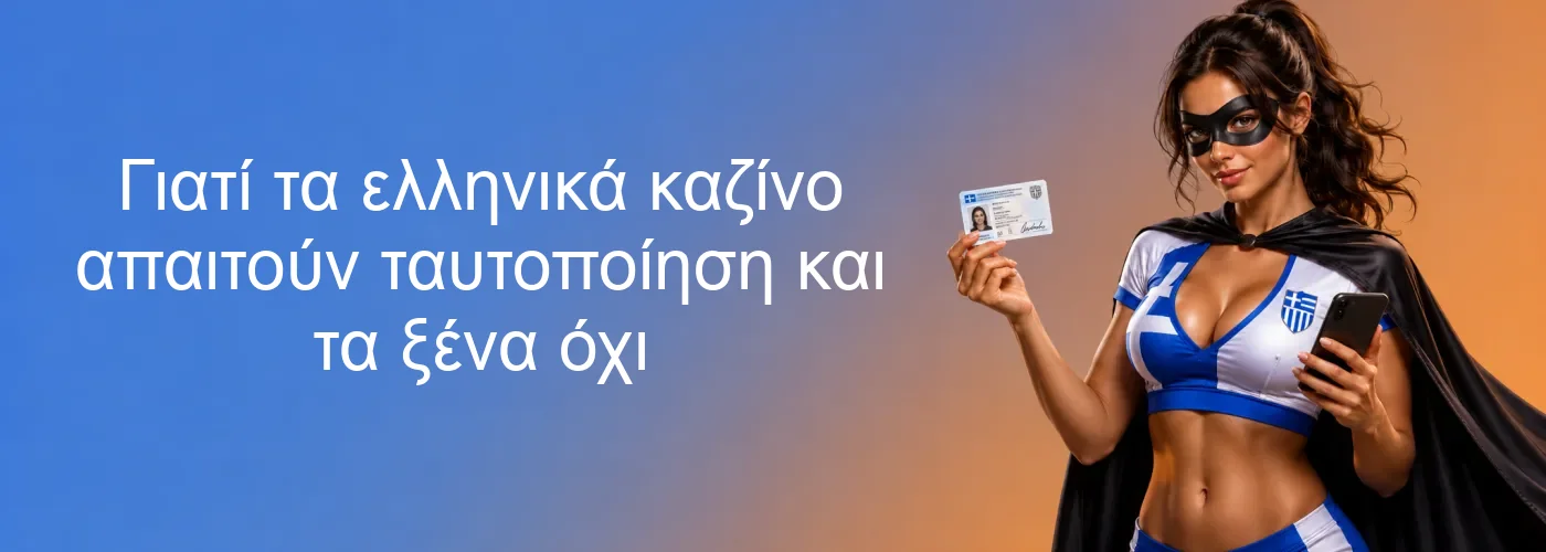 Γιατί τα ελληνικά καζίνο απαιτούν ταυτοποίηση και τα ξένα όχι